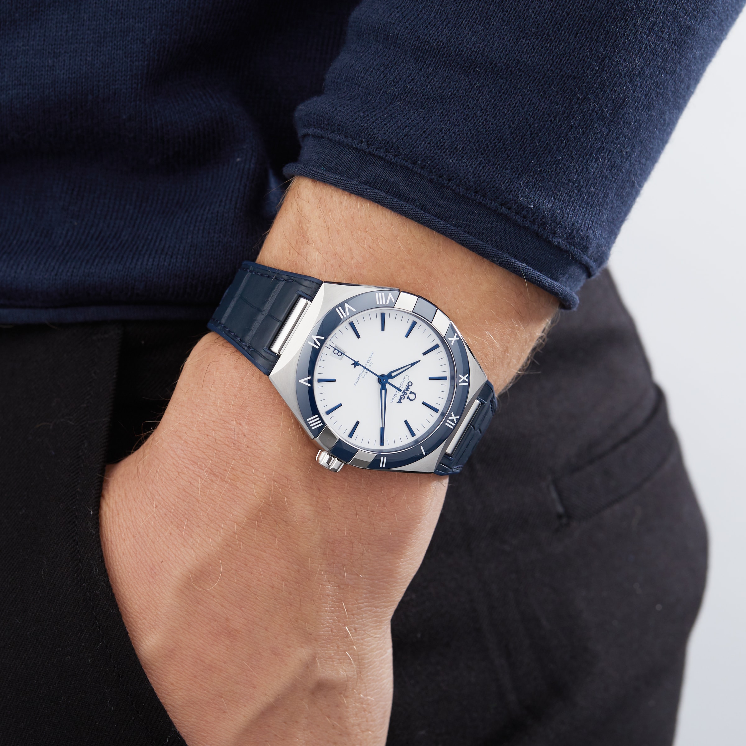 Omega Constellation Co-Axial Master Chronometer 41mm Mens Watch White-P17331928