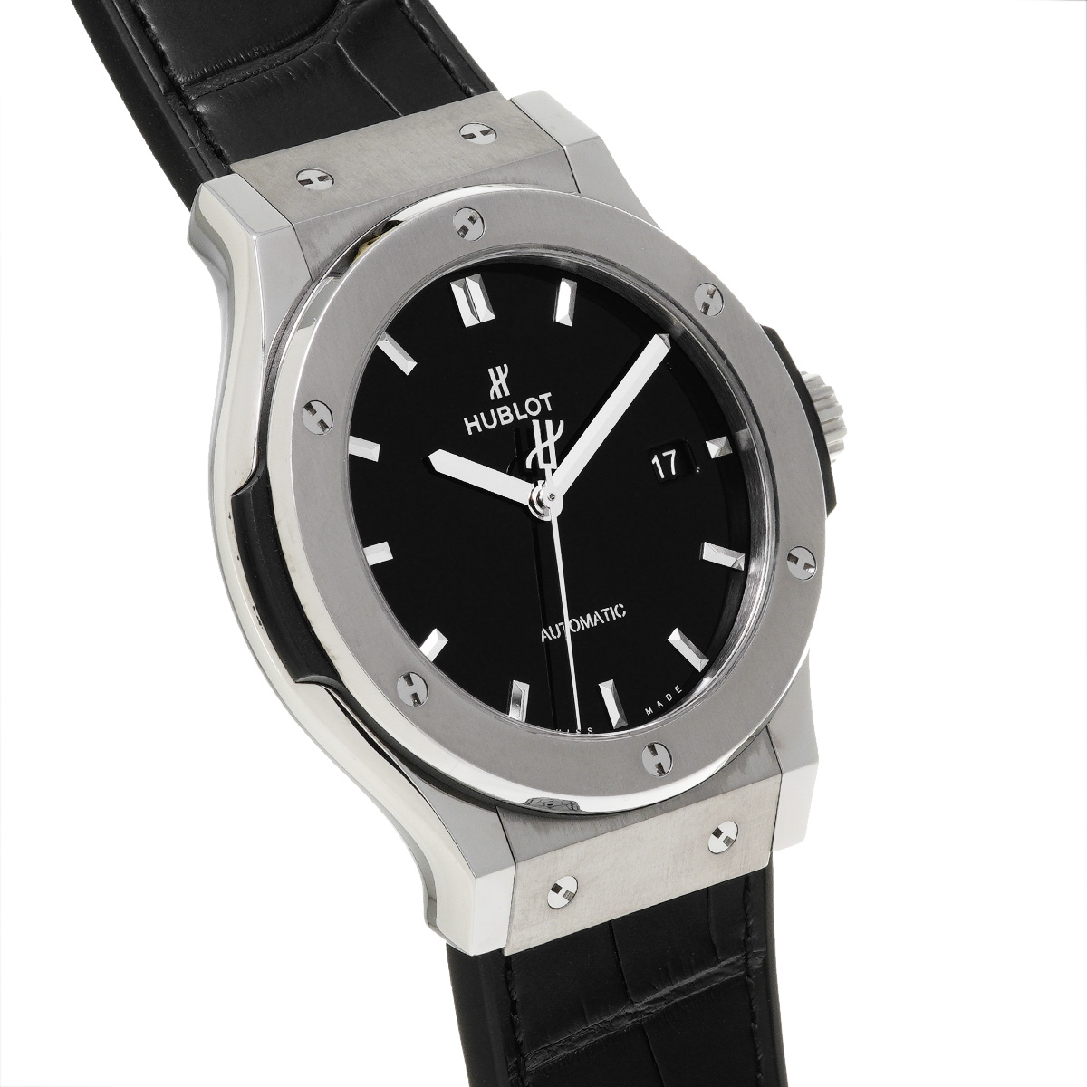 Hublot Classic Fusion Automatic Black Dial Titanium Men's Watch 542.NX.1171.R