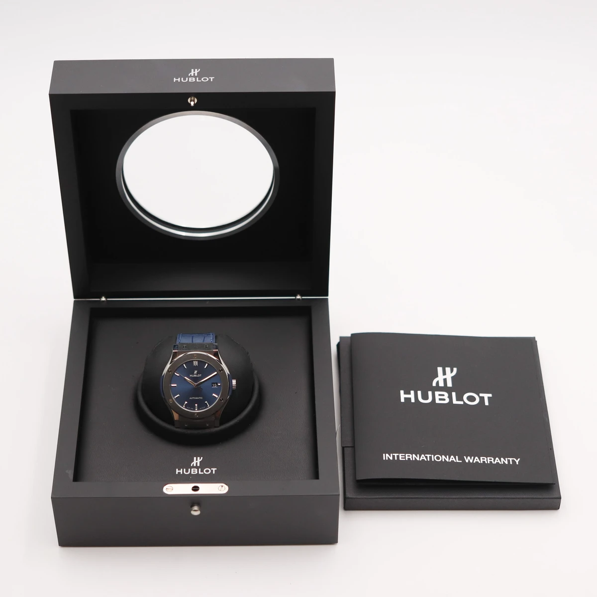 Hublot Classic Fusion Blue Sunray Dial Titanium Automatic 45mm Men's Watch 511.NX.7170.LR