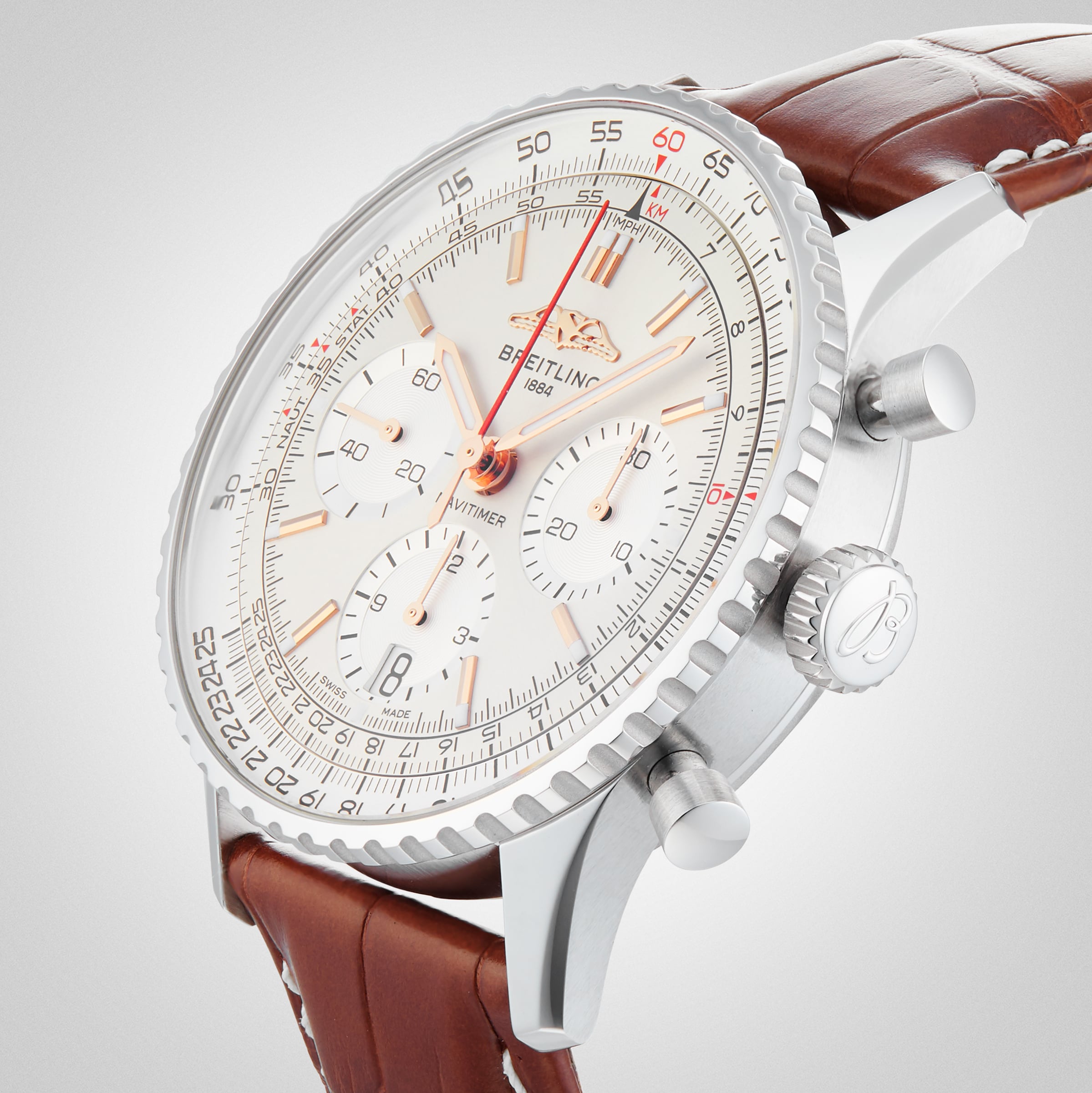 Breitling Navitimer B01 Chronograph 41mm Mens Watch Silver-P17532081