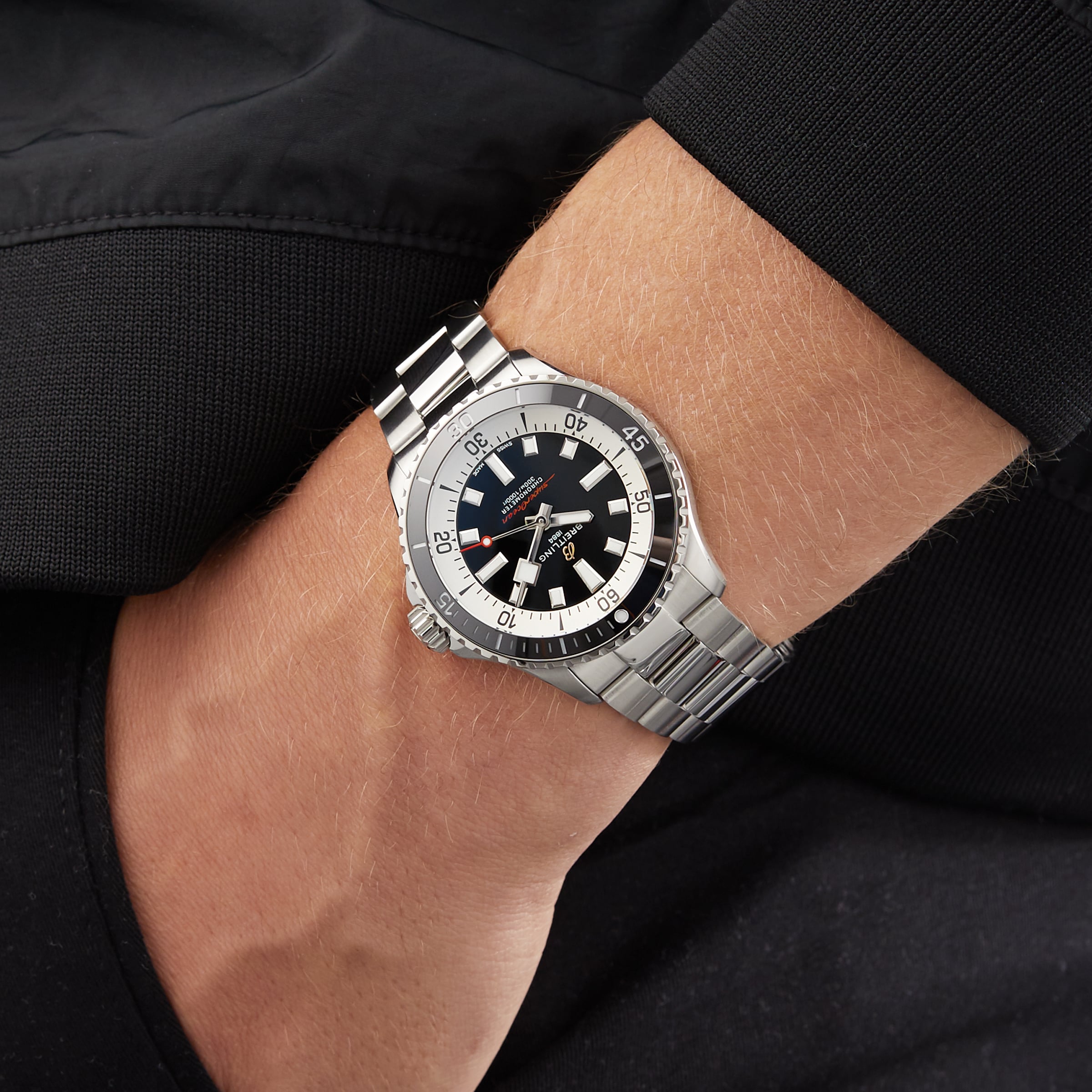 Breitling Superocean 42mm Mens Watch Black-P17532124