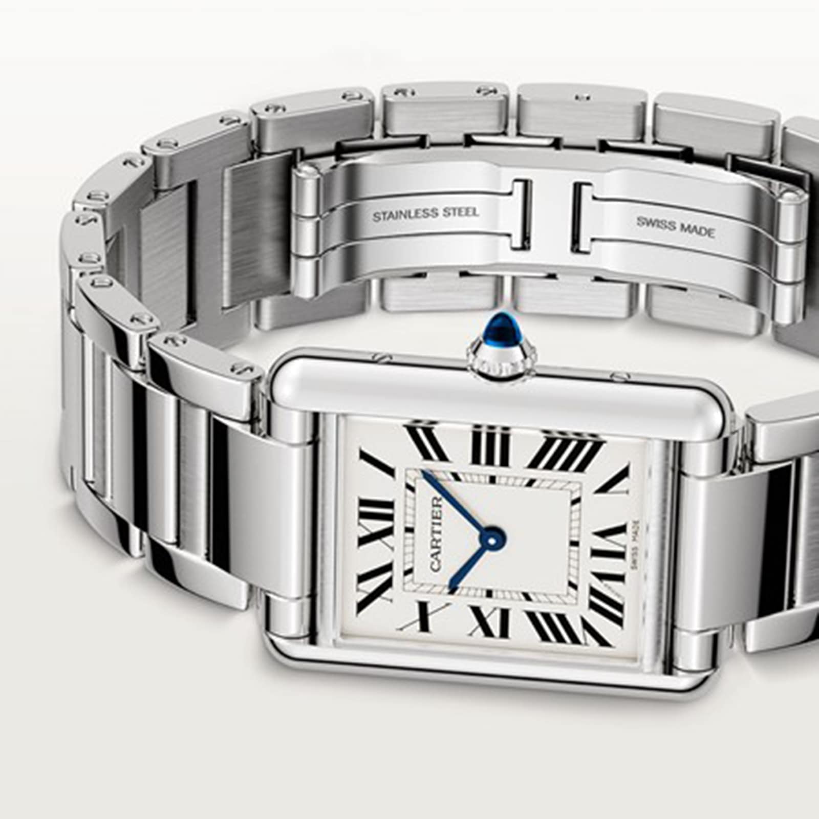Cartier Tank Must, Large model, quartz movement, steel 33.7mm x 25.5mm-P17311181