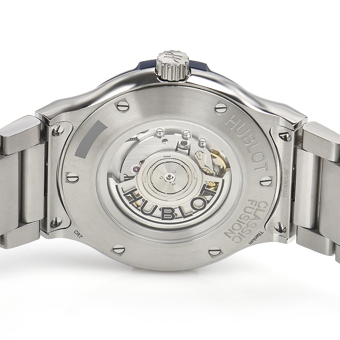 Hublot Classic Fusion Blue Titanium Bracelet 45mm 510.NX.7170.NX