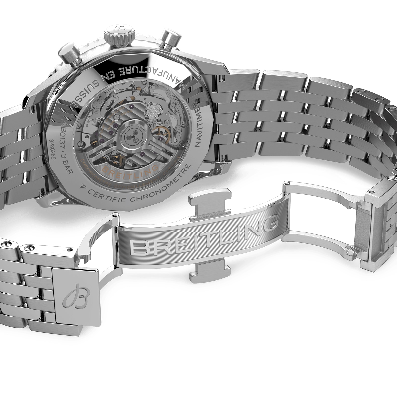 Breitling Navitimer B01 Chronograph 46mm Mens Watch Black-P17532097