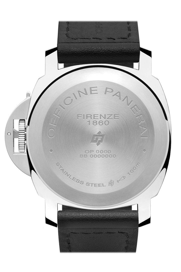 Panerai Luminor Base Logo Acciaio 44mm White Dial Men's Watch Pam00630