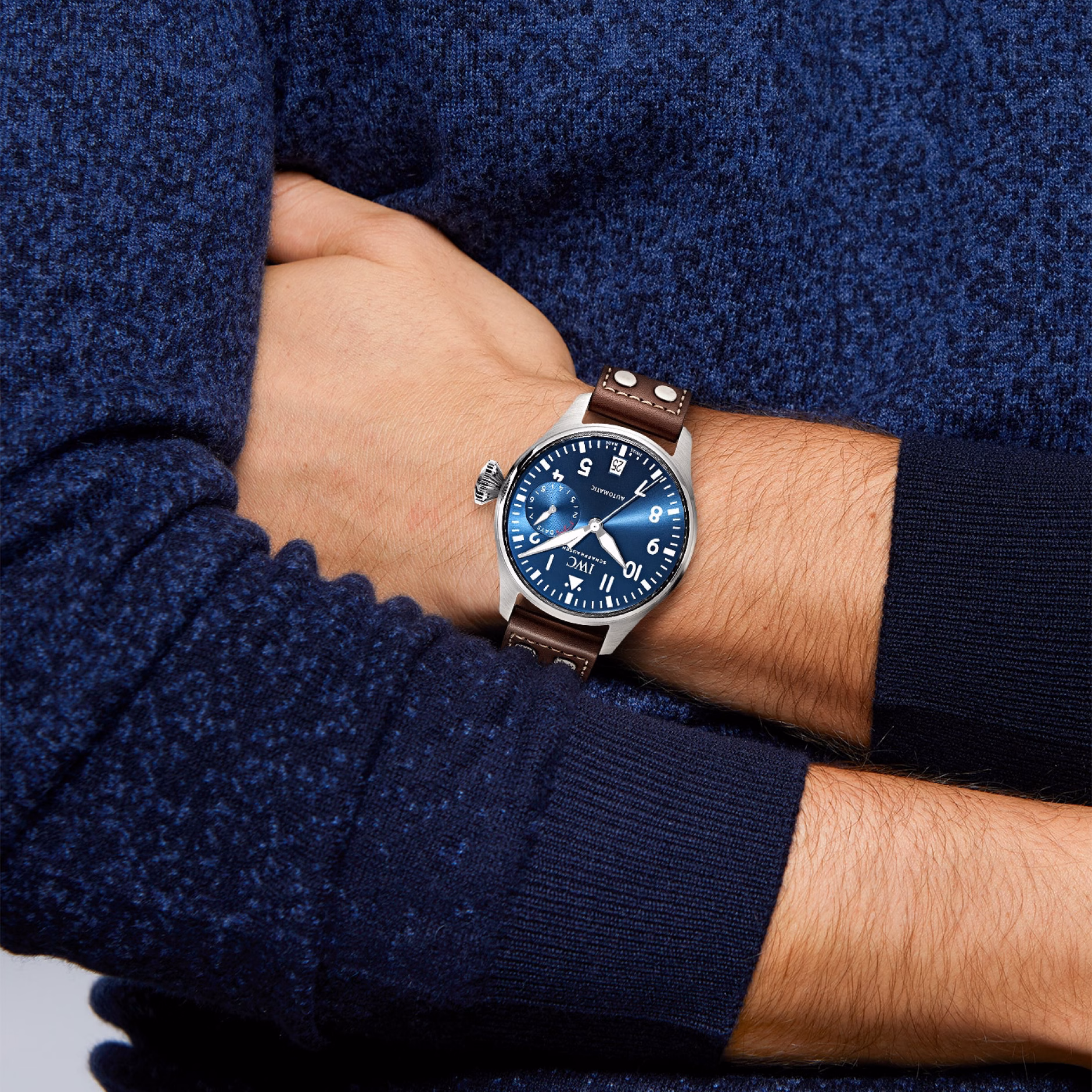 IWC Pilot's Big Pilot Limited Edition Le Petit Prince Blue Men's Watch IW500916