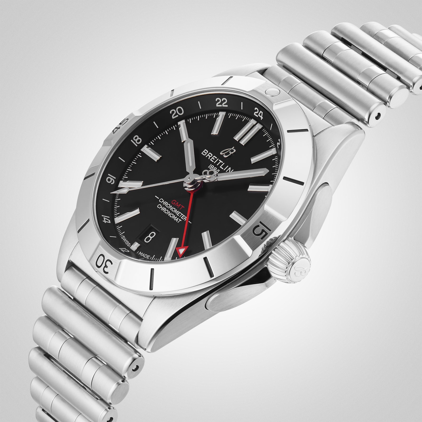 Breitling Chronomat Automatic GMT 40 Black Dial-P17532157