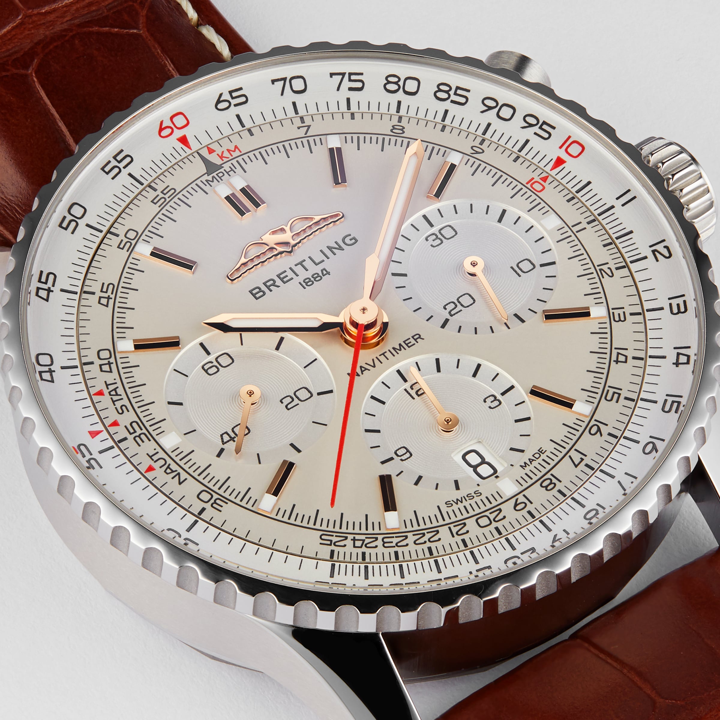 Breitling Navitimer B01 Chronograph 41mm Mens Watch Silver-P17532081