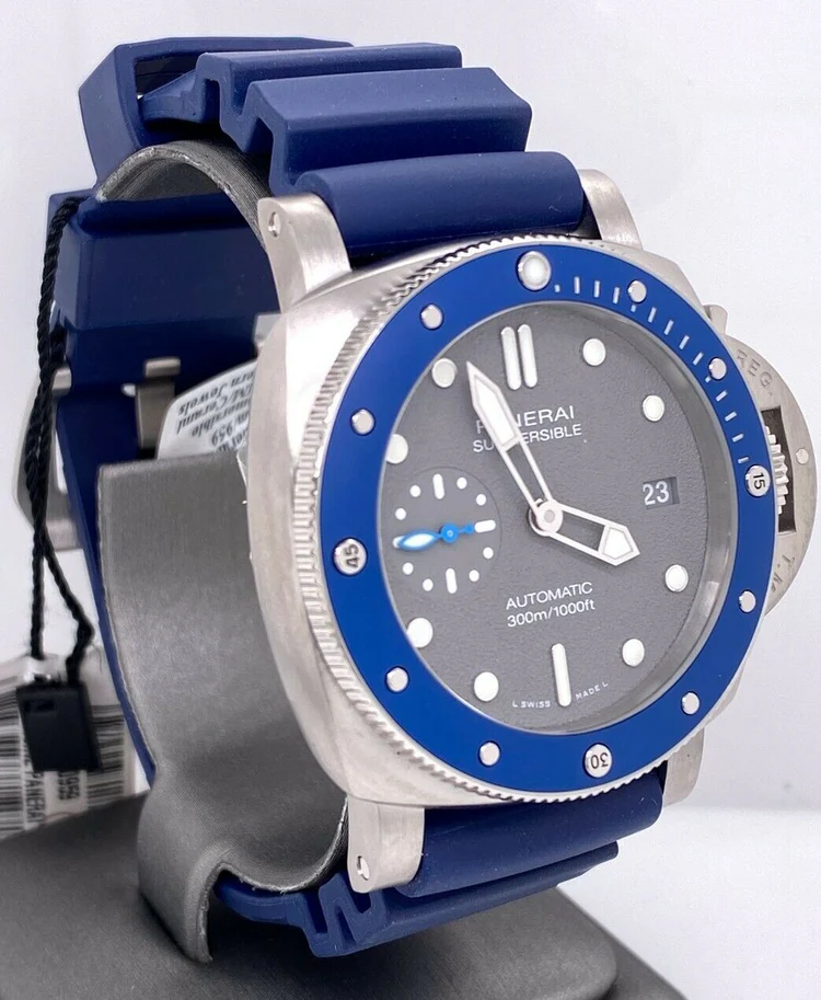 Panerai Luminor Submersible Grey Dial Men's Watch PAM00959