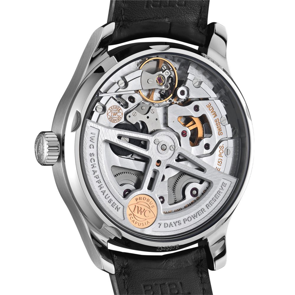IWC Portuguese 7 Days in Stainless Steel Silver Dial Men's Watch IW500712