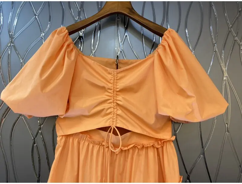 Crop Sets 2023 Summer Fashion 2 Piece Sets High Quality Clothing Set Ladies Drawstring Waist Crop Tops+Long Maxi Skirt Suits