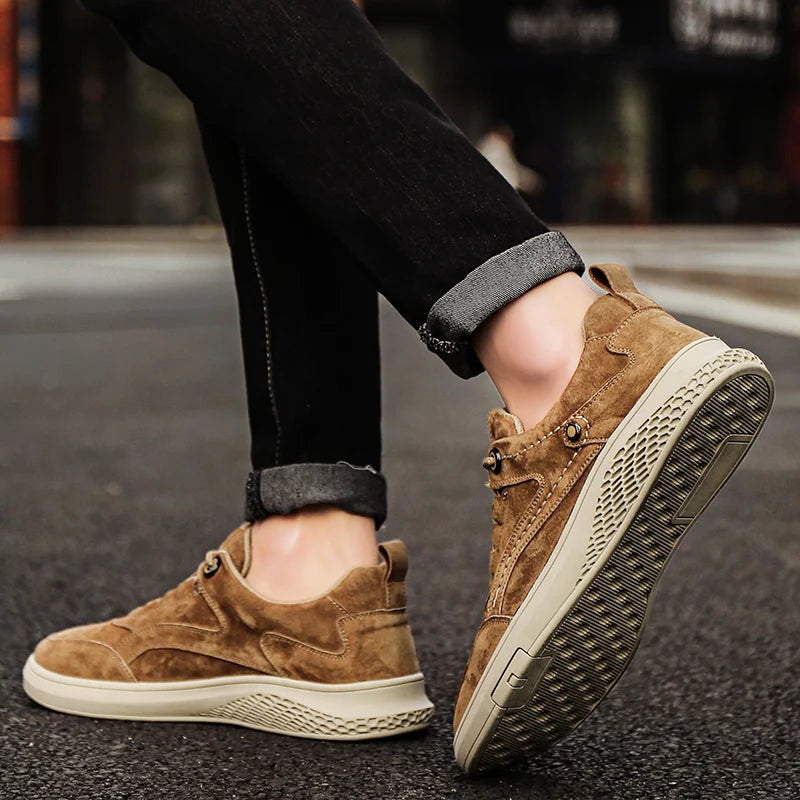 Valentio Genuine Suede Leather Sneaker