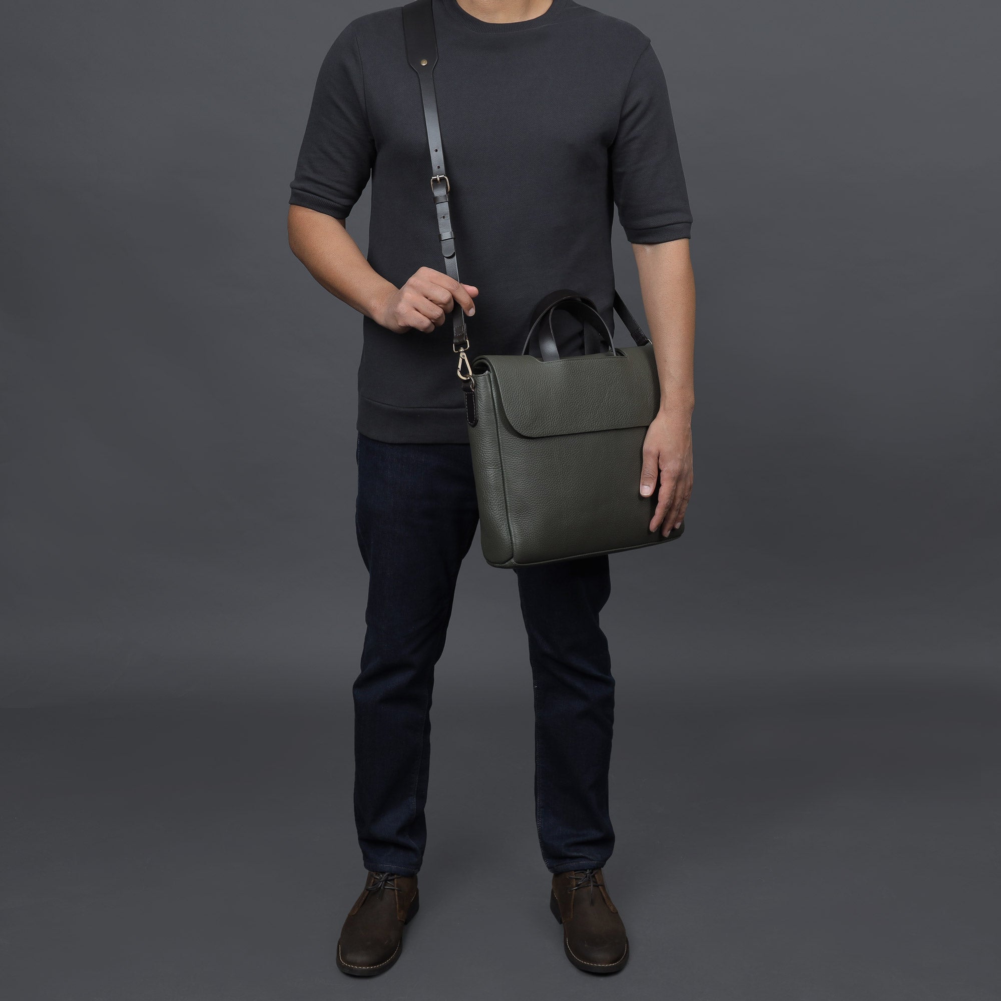 Muse Leather Briefcase