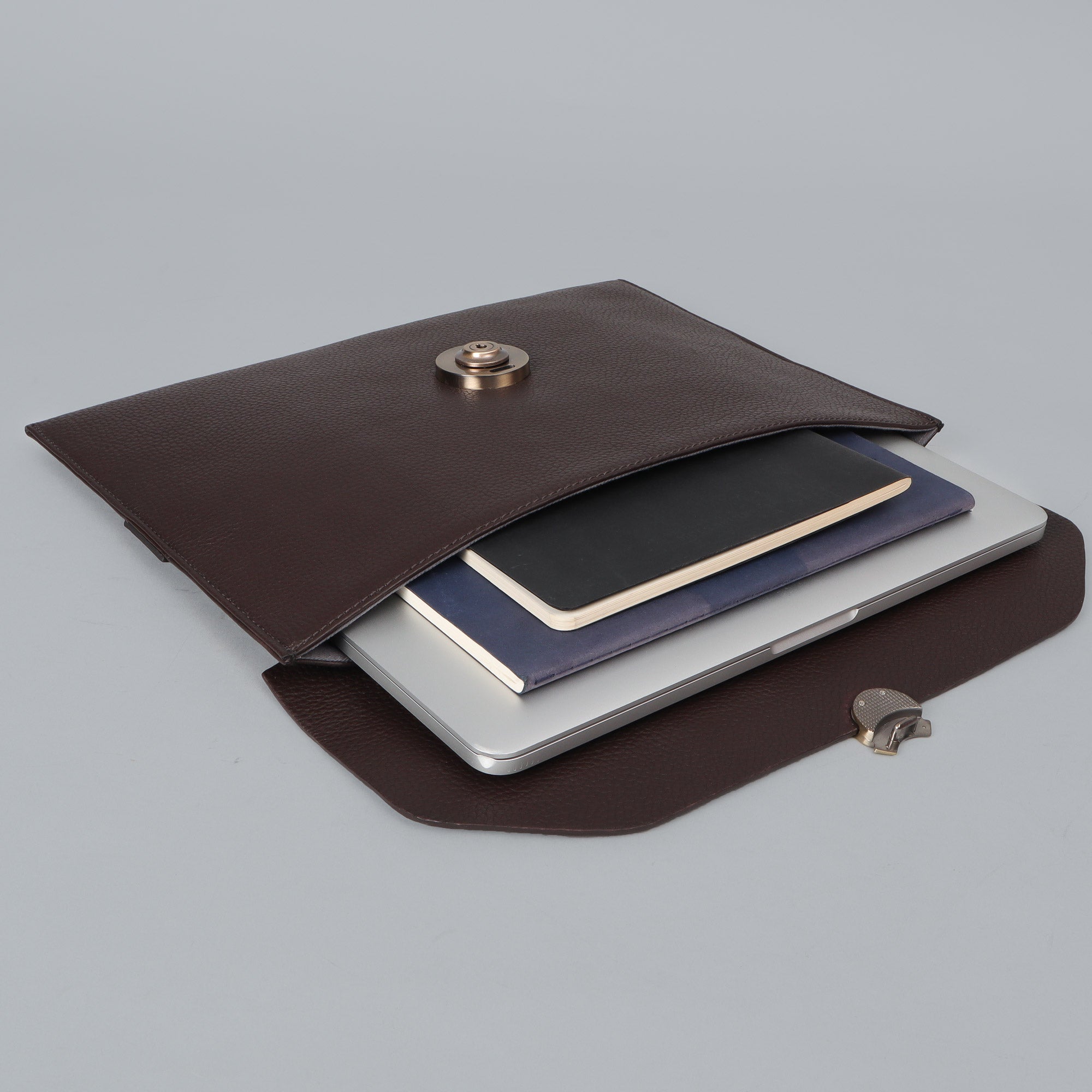 Havana Leather Laptop Folio