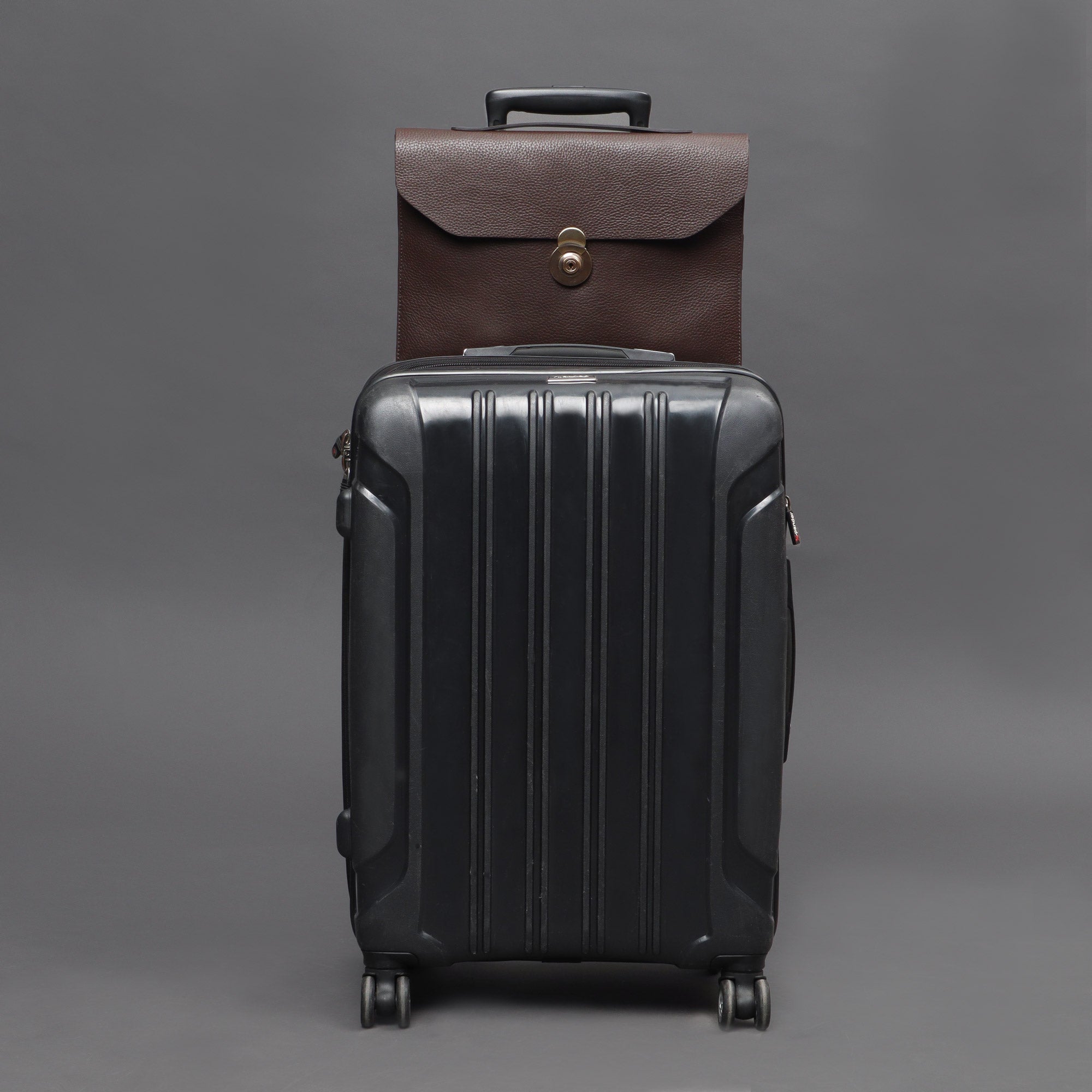 Havana Leather Laptop Folio