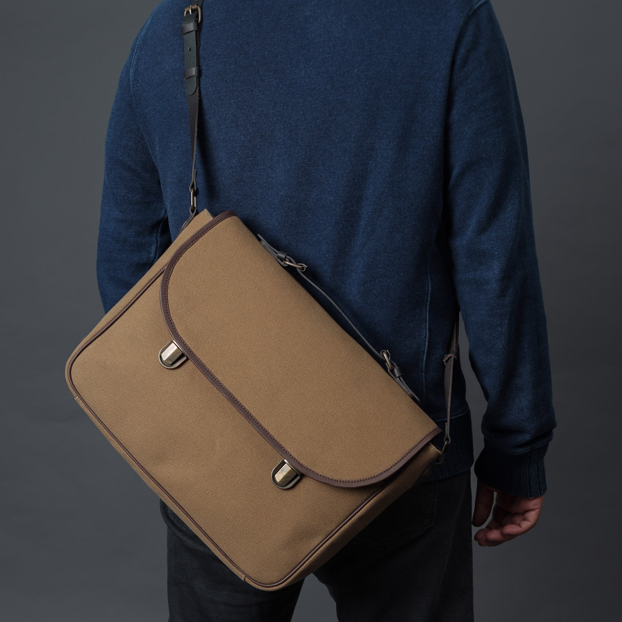 London Canvas Briefcase