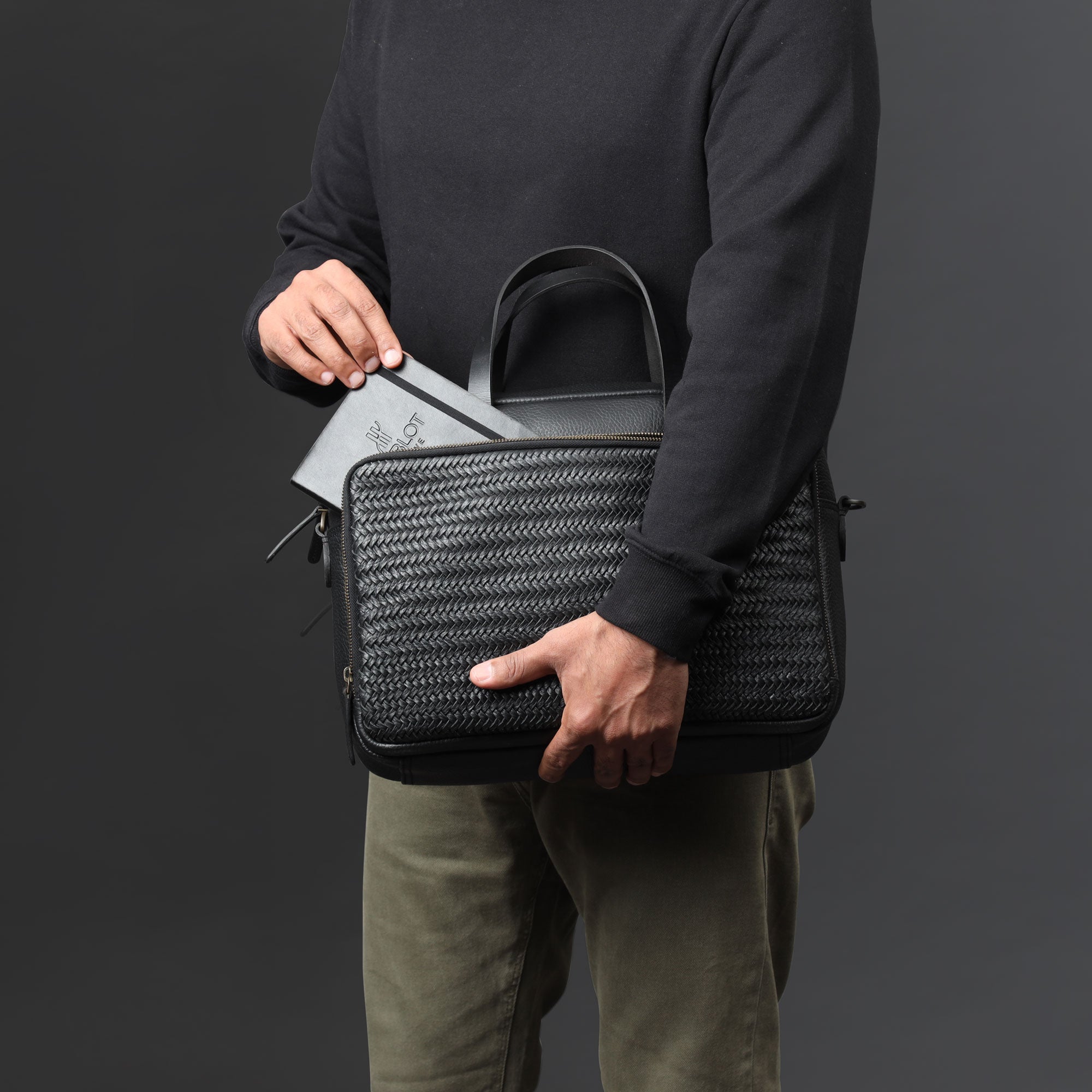 Boston Leather Briefcase