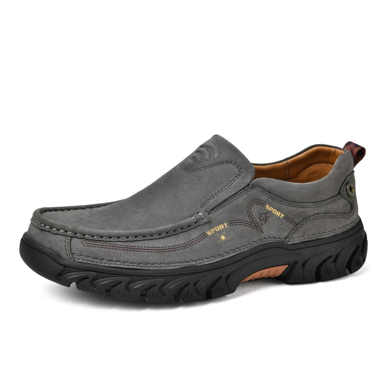 Leone Genuine Leather Slip-On Shoe