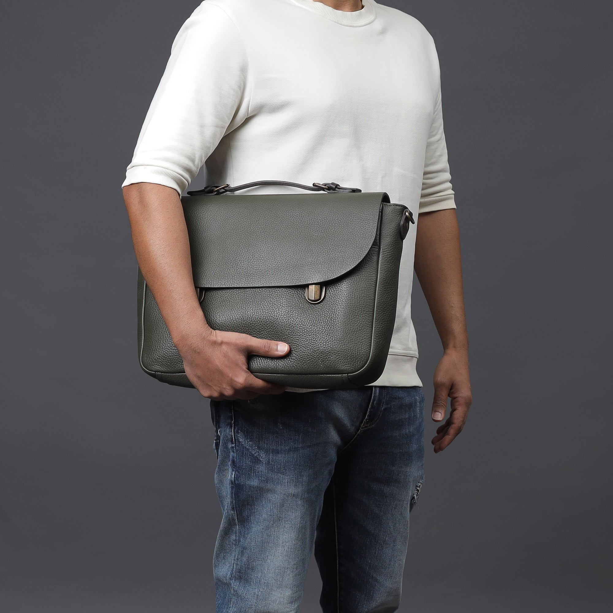 London Leather Briefcase