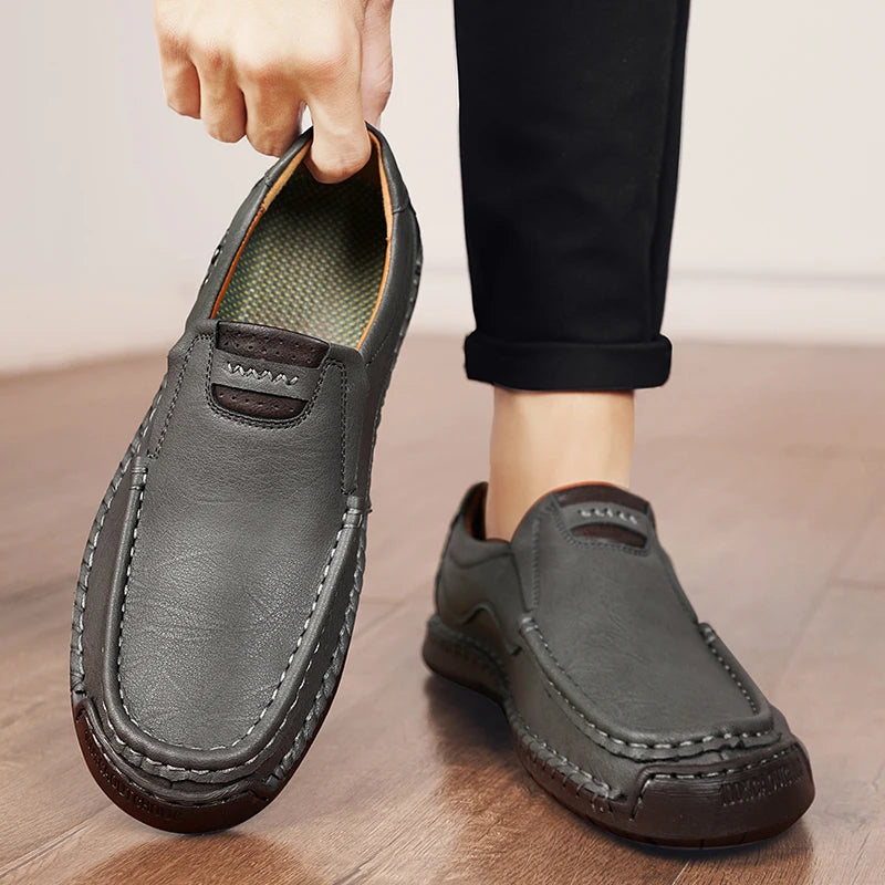 Romano Genuine Leather Slip-On Shoe