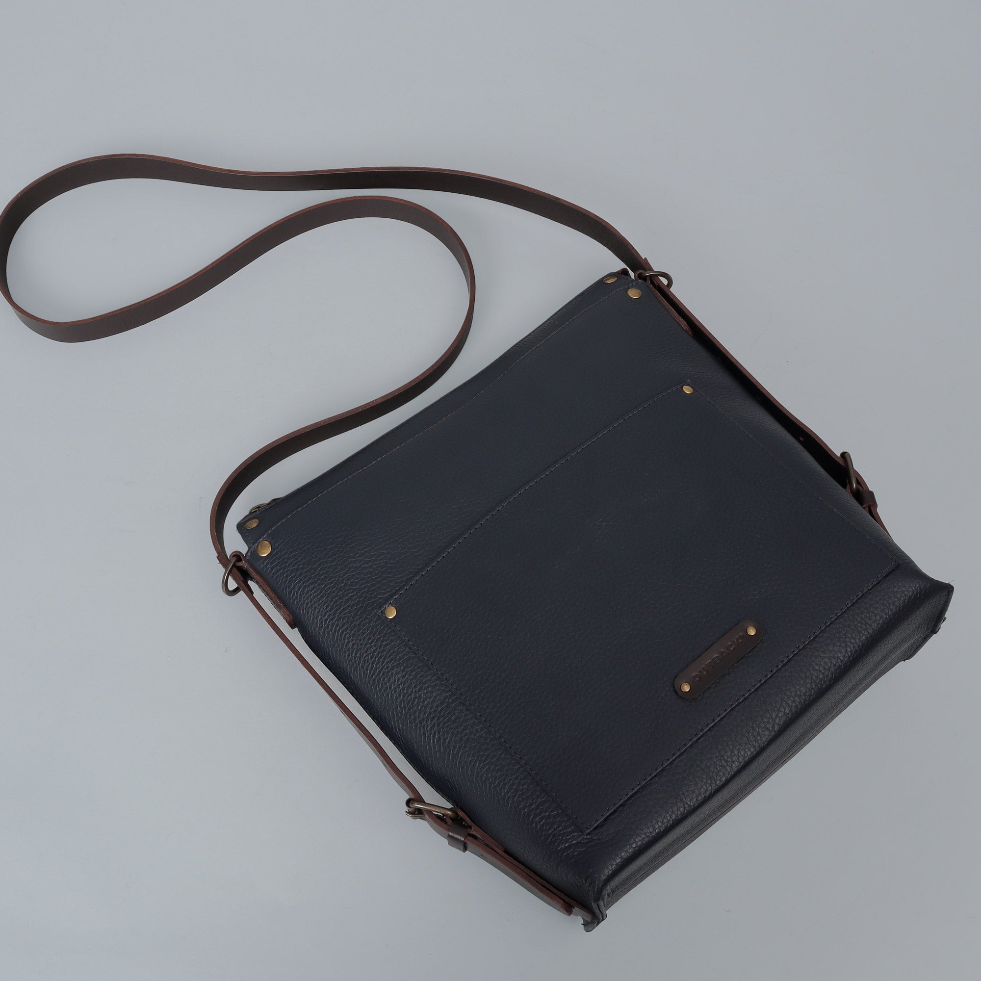 Jersey Leather Crossbody Bag