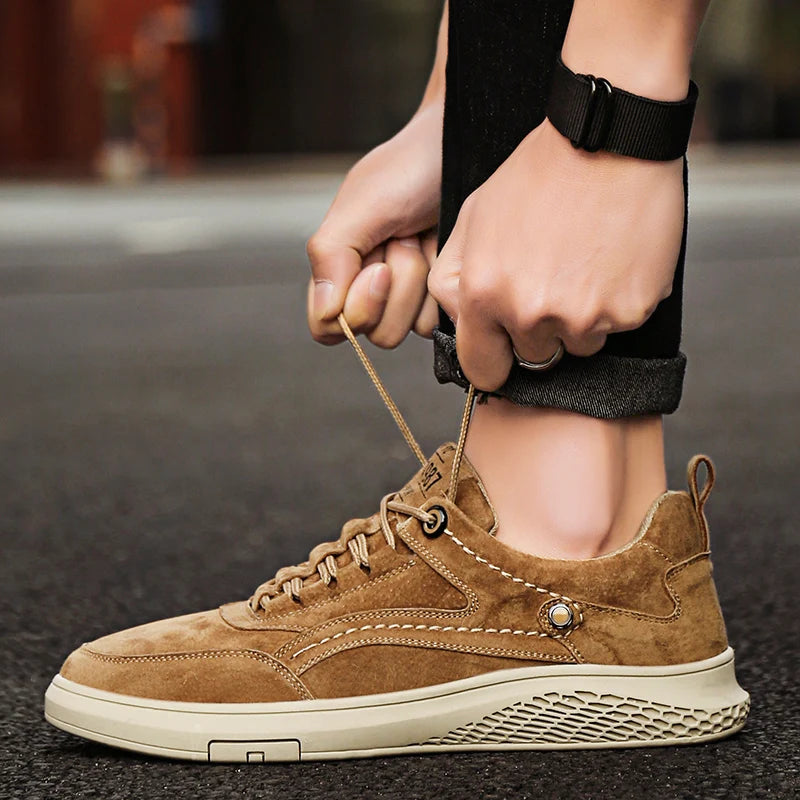 Valentio Genuine Suede Leather Sneaker