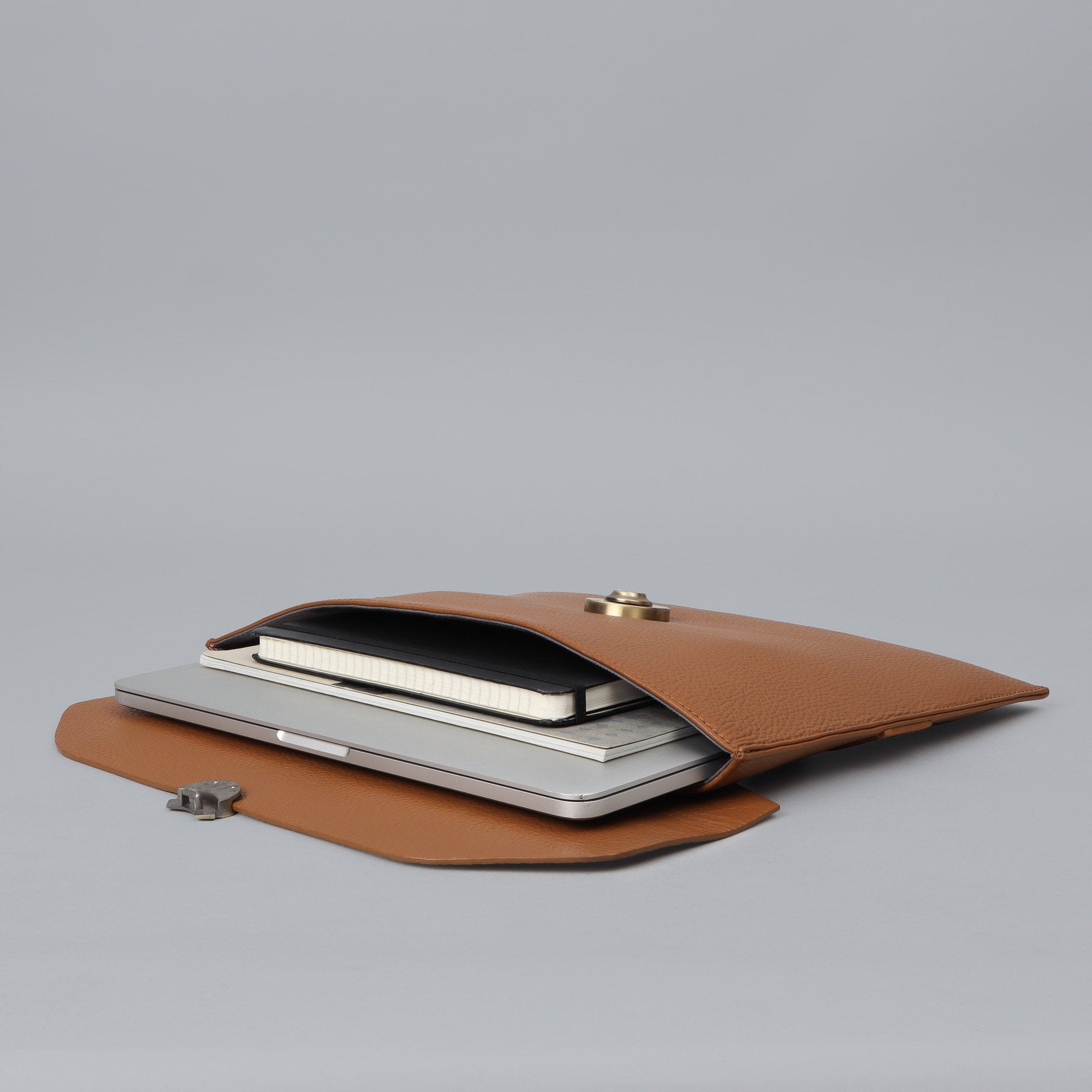 Havana Leather Laptop Folio