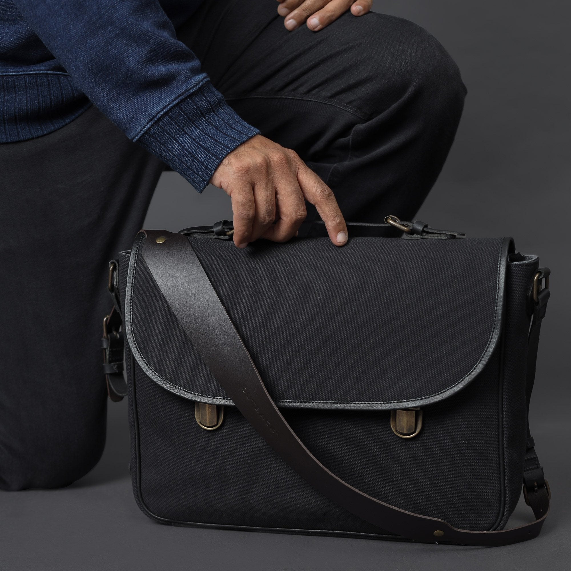 London Canvas Briefcase