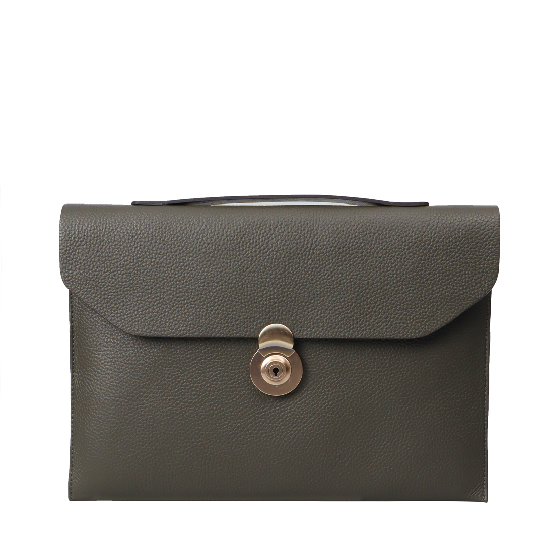 Havana Leather Laptop Folio