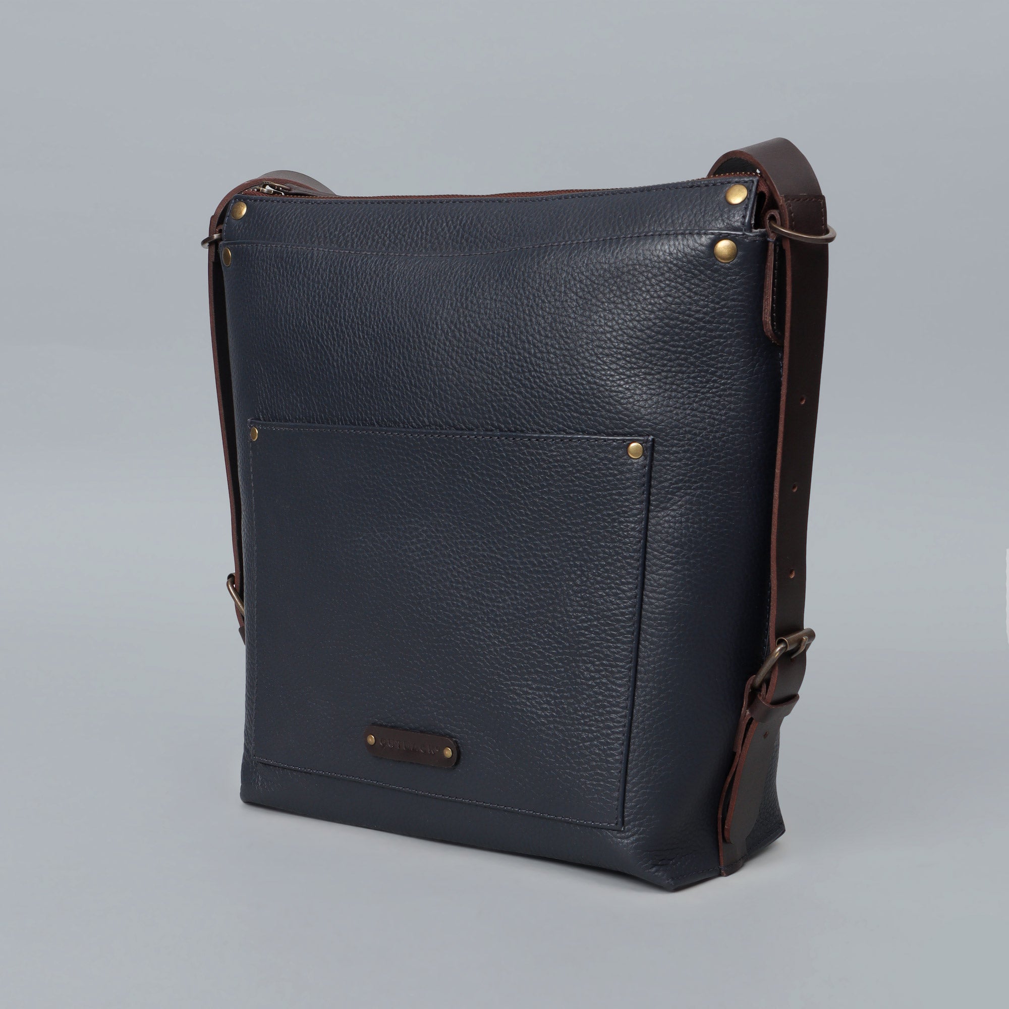 Jersey Leather Crossbody Bag