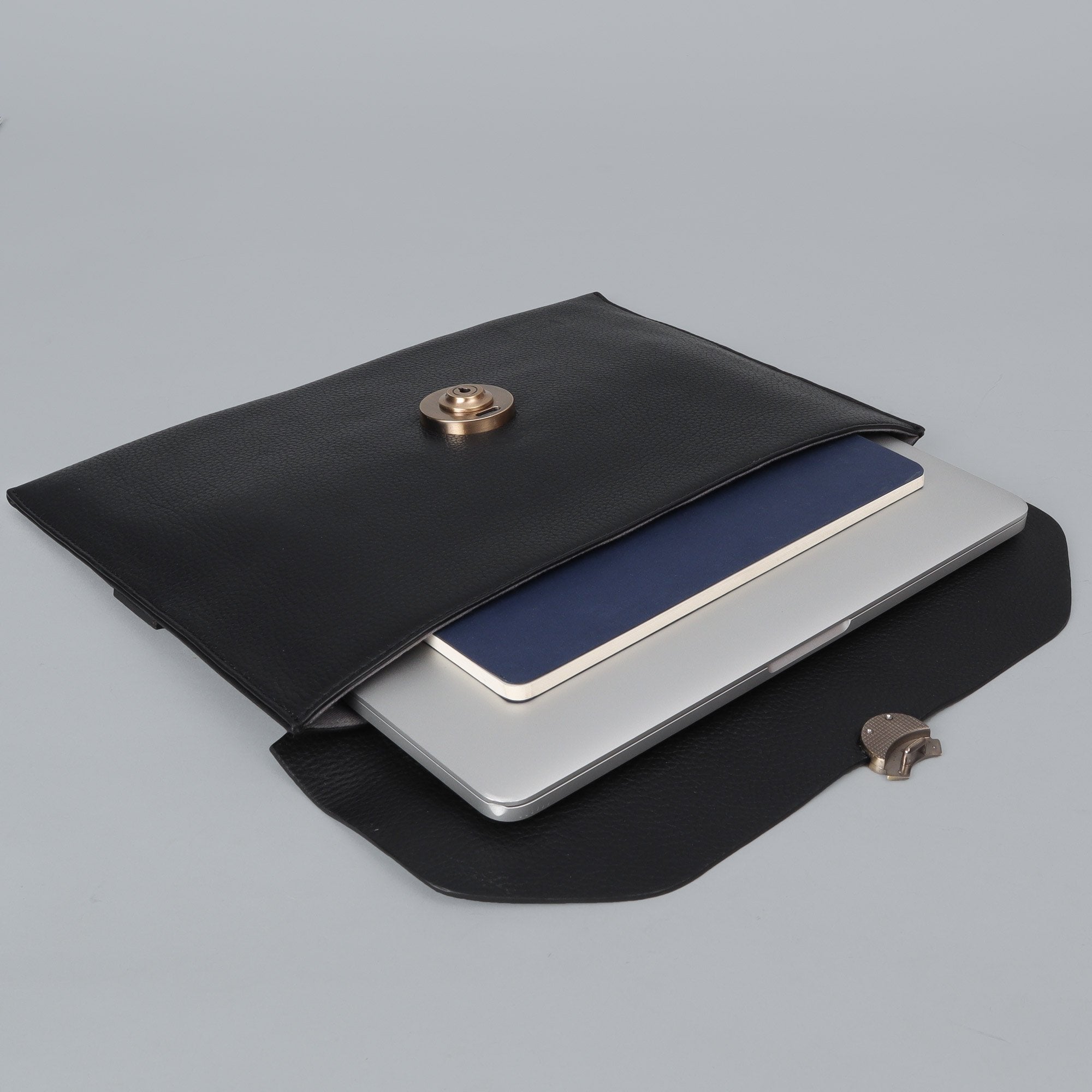 Havana Leather Laptop Folio