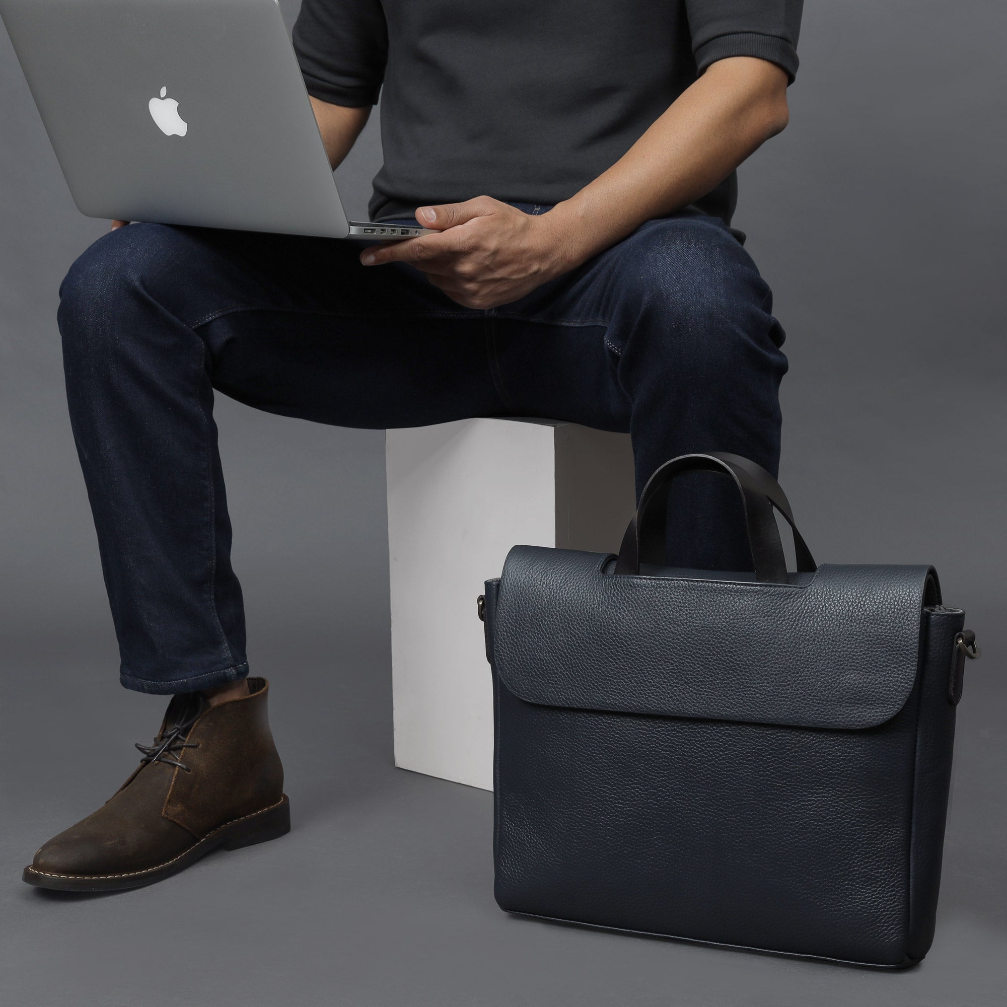 Muse Leather Briefcase