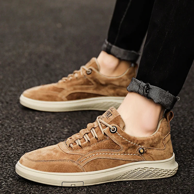 Valentio Genuine Suede Leather Sneaker