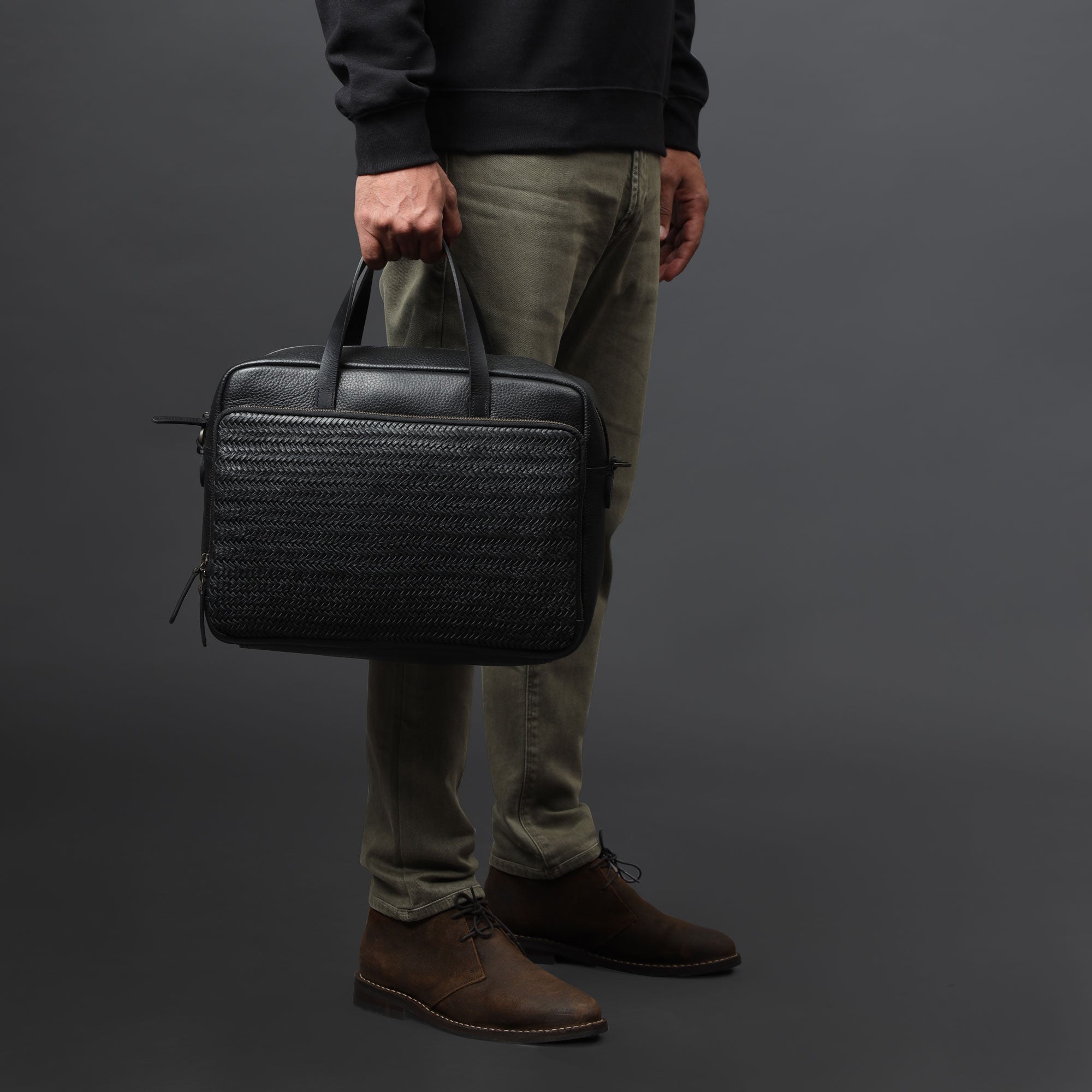 Boston Leather Briefcase