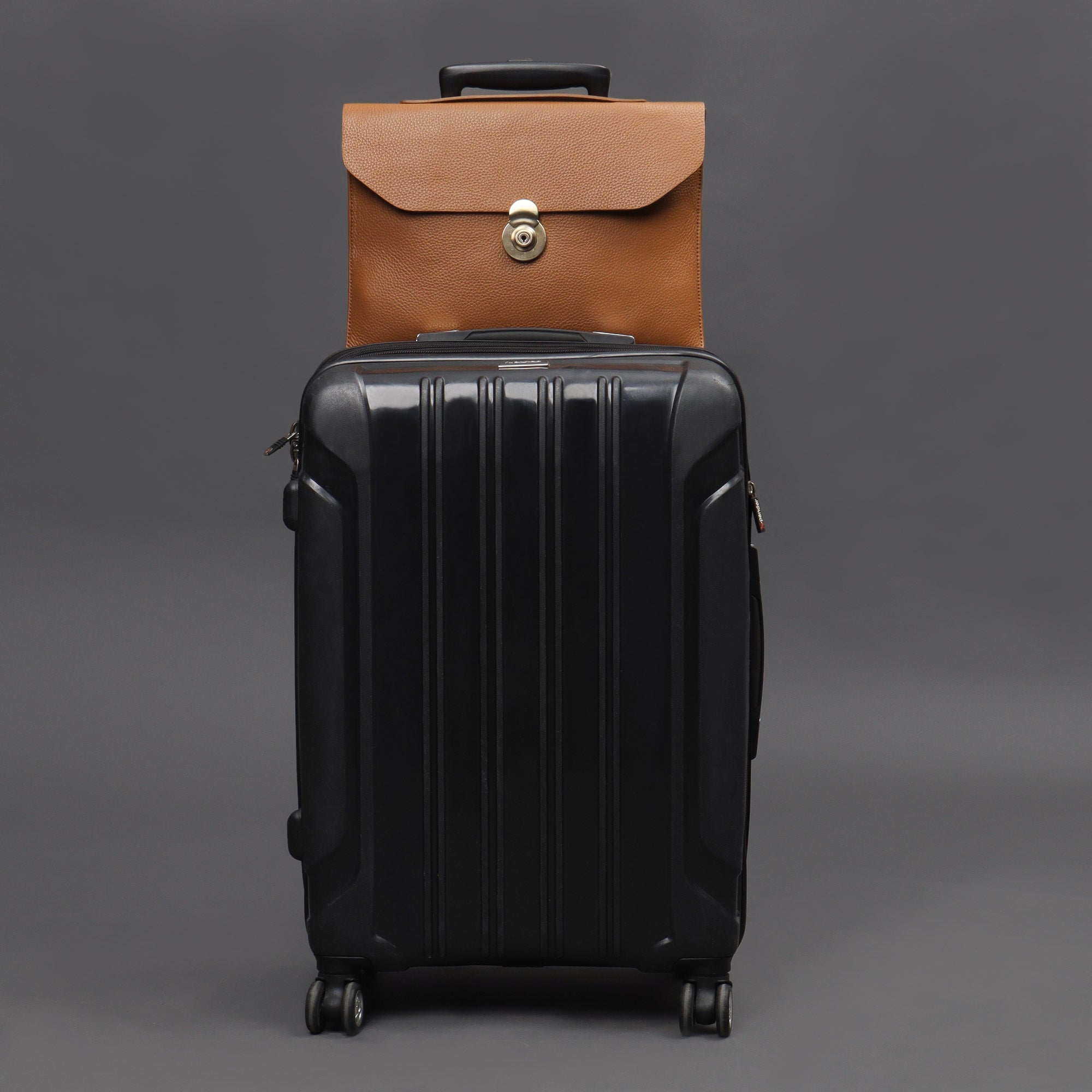 Havana Leather Laptop Folio