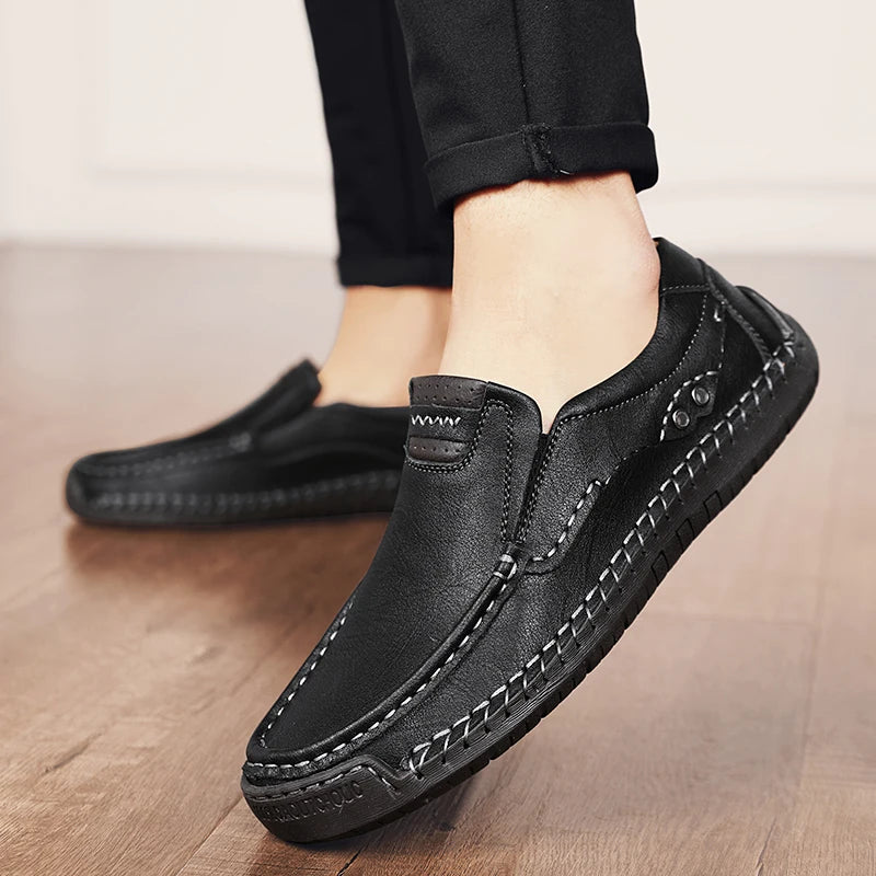 Romano Genuine Leather Slip-On Shoe