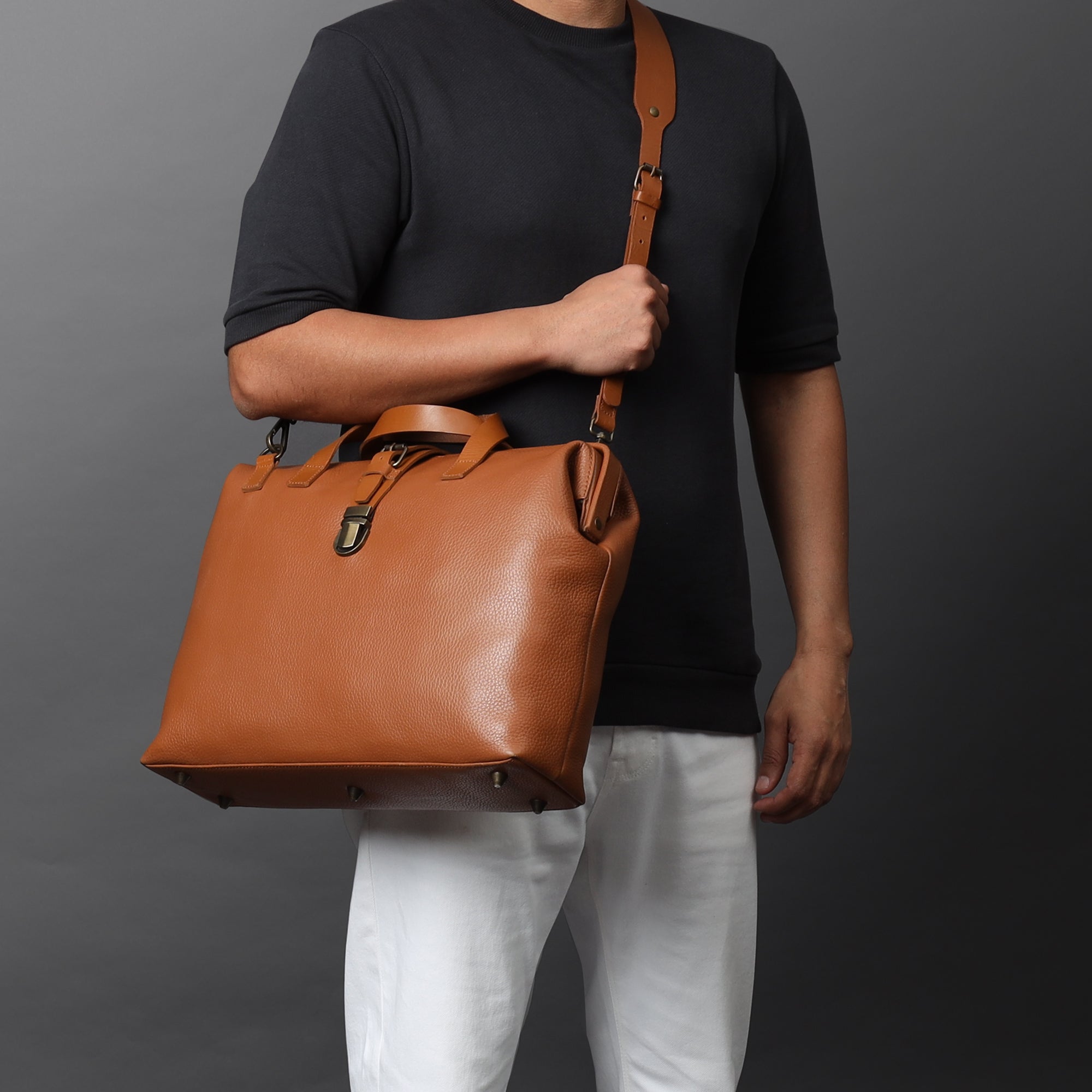 Athens Leather Briefcase