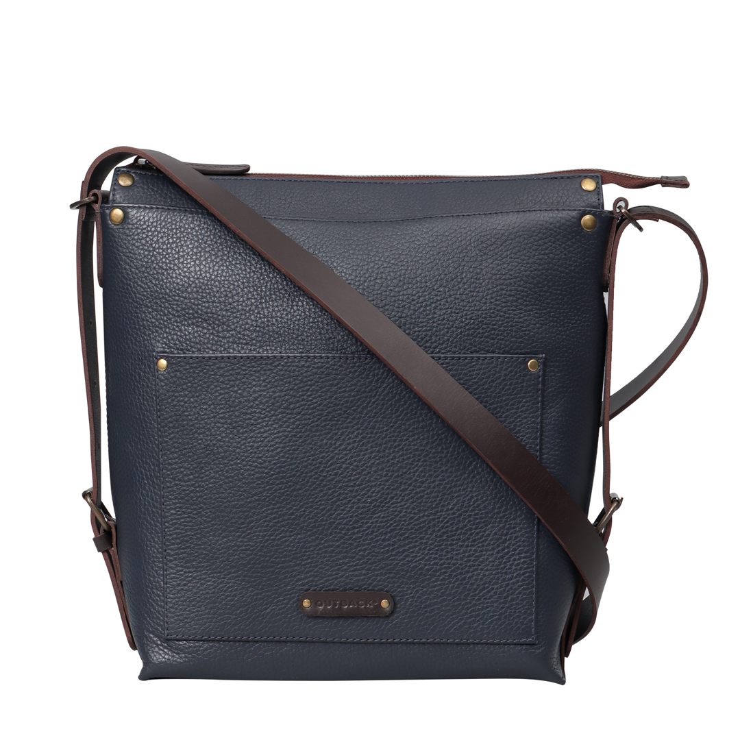 Jersey Leather Crossbody Bag