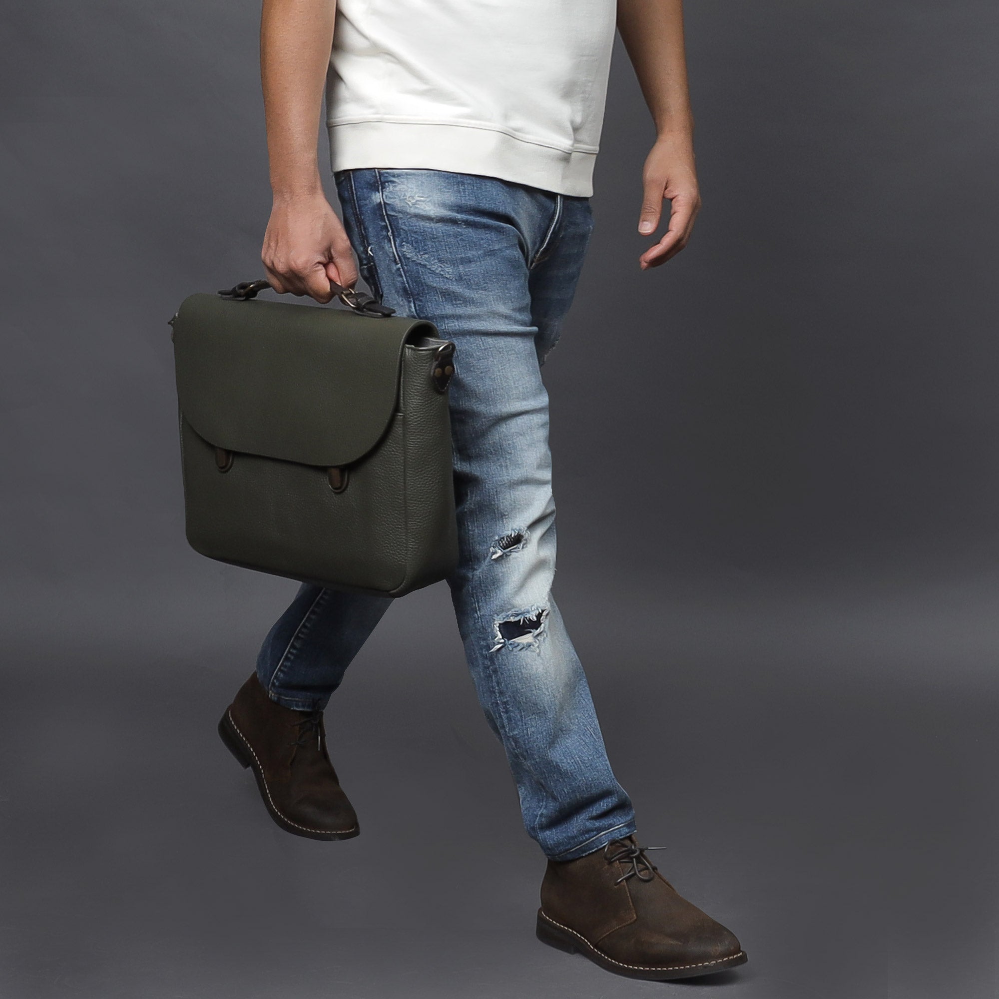 London Leather Briefcase