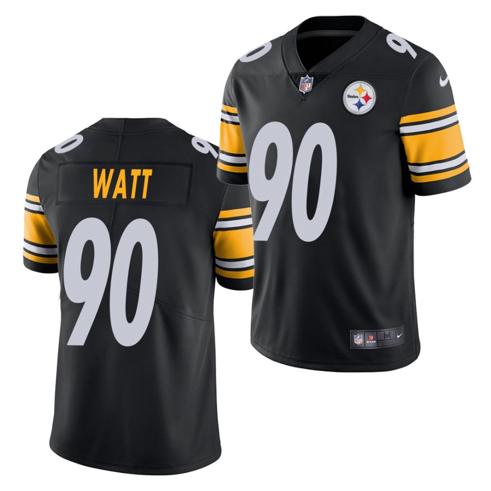 Men's Pittsburgh Steelers TJ Watt Game Vapor Jersey Black