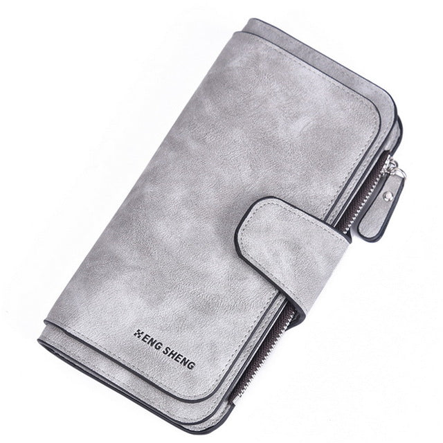 Female Purse Pu Leather Wallets Large