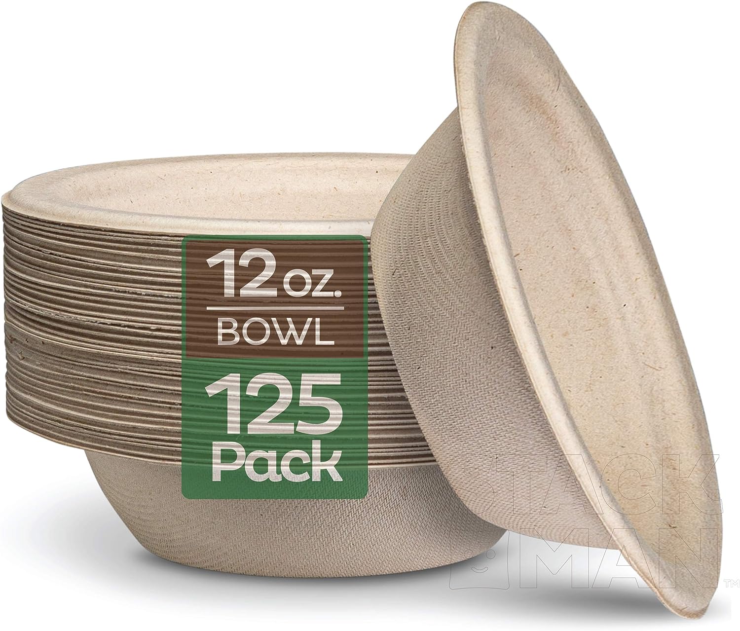  Comfy Package [Case of 500 100% Compostable 9 Inch Heavy-Duty  Paper Plates Eco-Friendly Disposable Sugarcane Plates : Health & Household