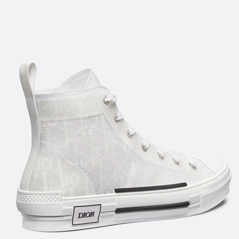 Dior B23 HIGH-TOP SNEAKER White Dior Oblique Canvas  1