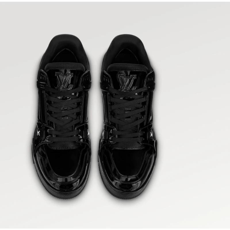 LV Trainer Black Embossed Monogram