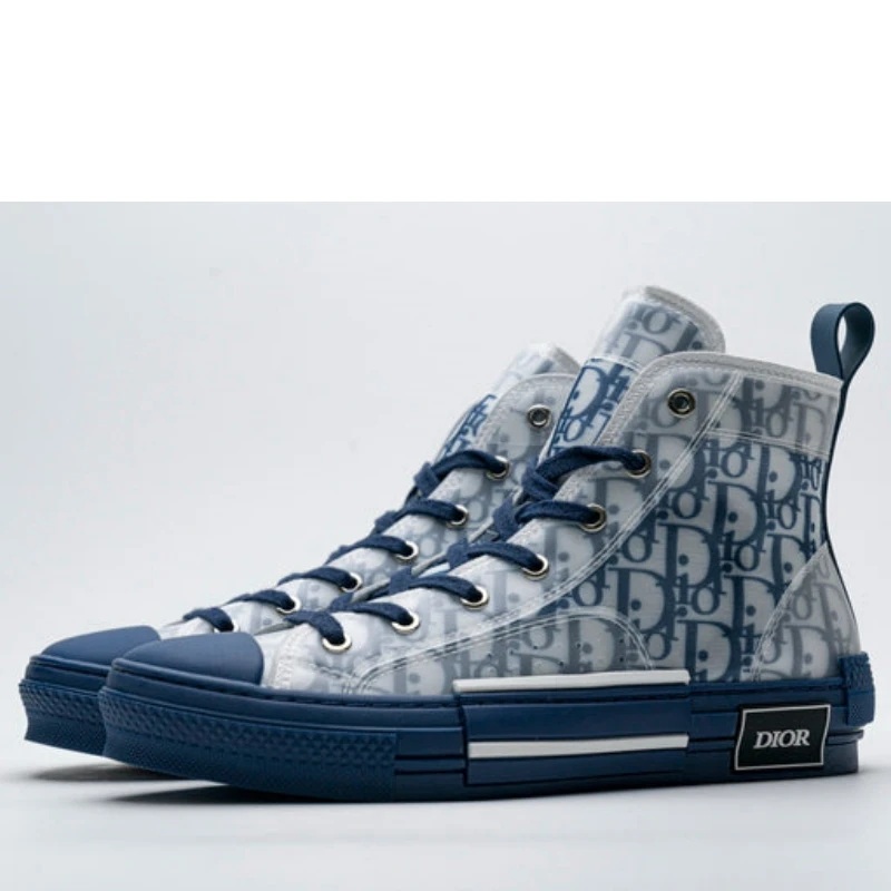 DIOR B23 HIGH WHITE BLUE  1