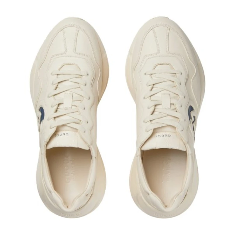 Gucci Men's Natural Interlocking G Rhyton Sneaker  1