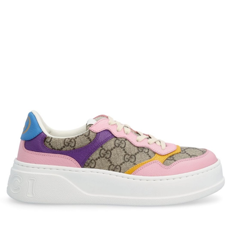 Gucci GG Lace-Up Sneakers  1