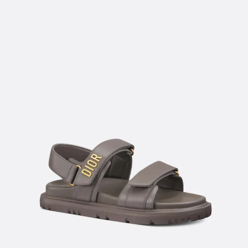 DIORACT SANDAL Gray Lambskin  1