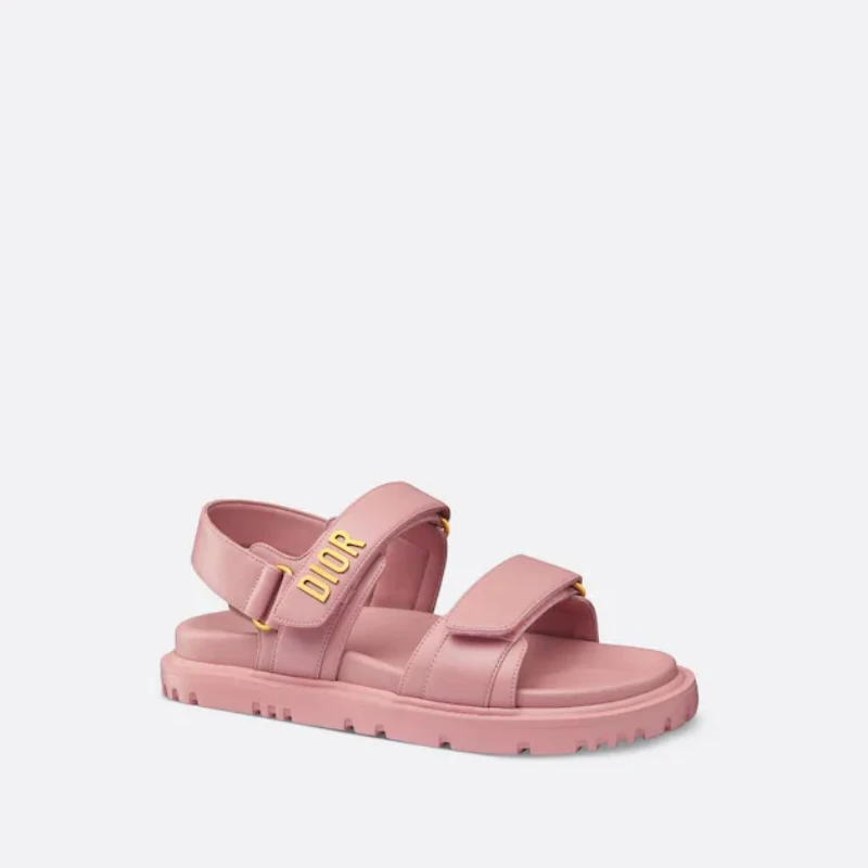 DIORACT SANDAL Pink Lambskin  1