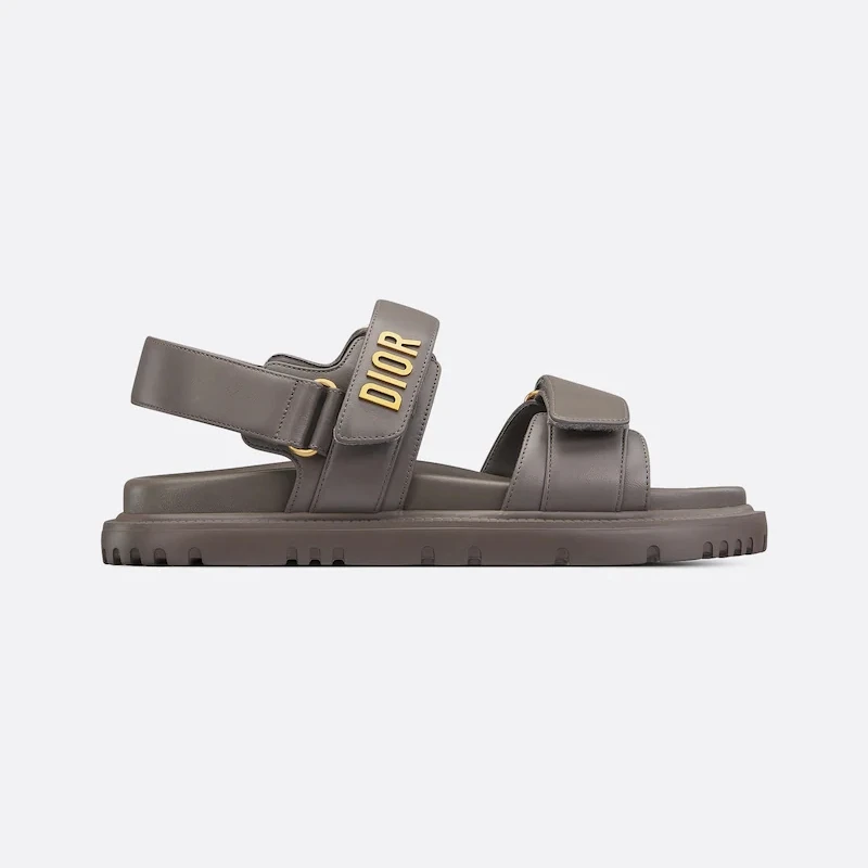 DIORACT SANDAL Gray Lambskin  1